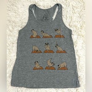 Bear Dance Tank top With Yoga Pugs